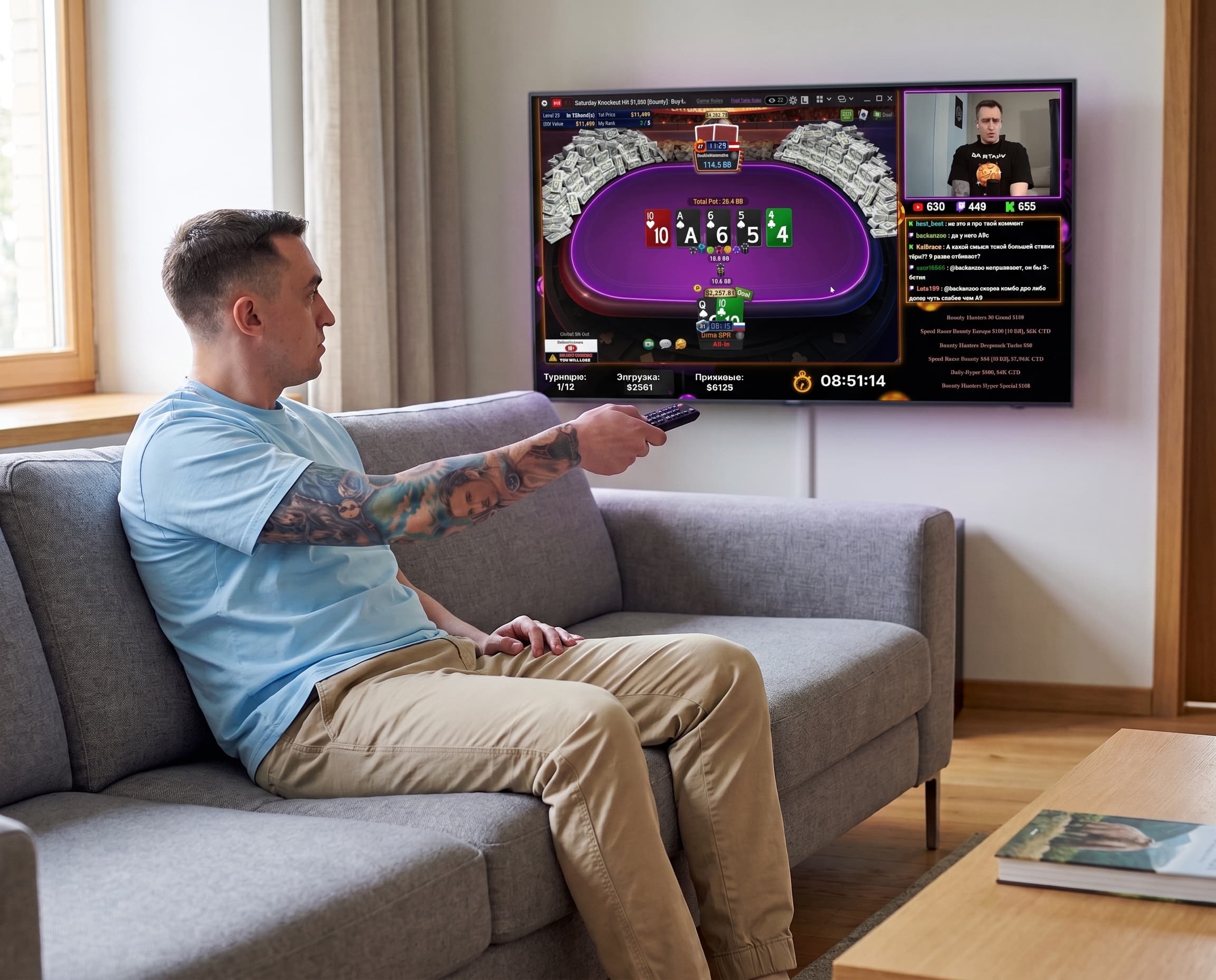 Приложение SPR TV для Android TV